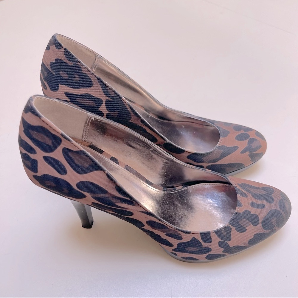 Alfani Via Spiga Leopard Python Print Square Toe … - image 2